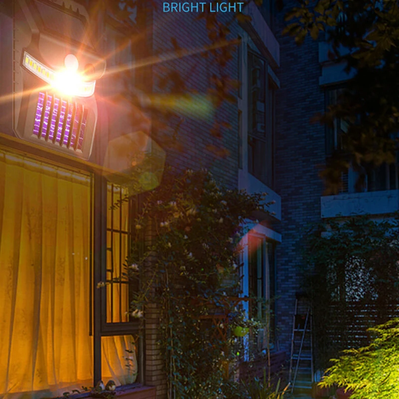 Solar Powered Outdoor Light 3 Modes PIR Moiton Electric Mosquito Repellenting Killer Lamp Outdoor Light — view 9