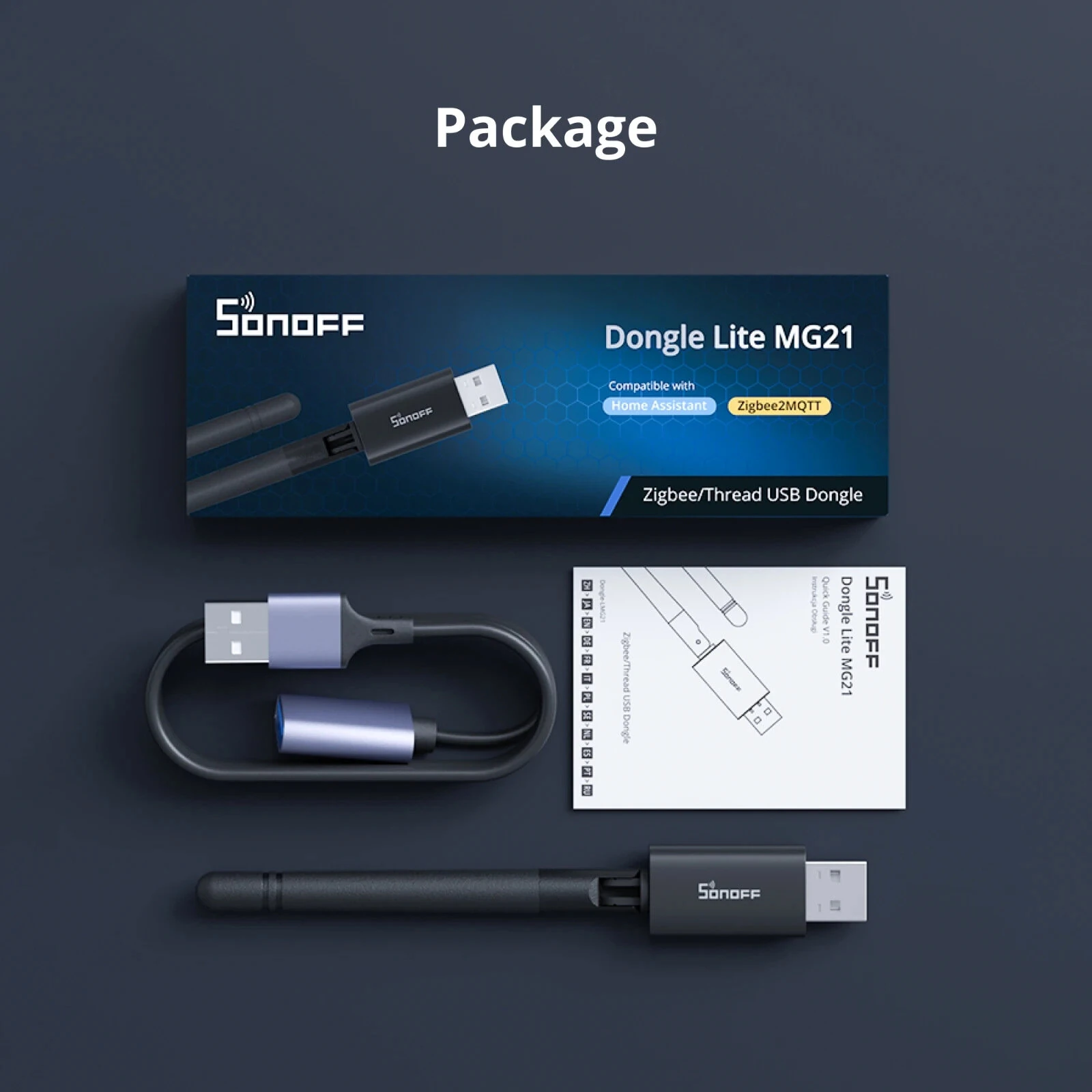SONOFF Dongle LMG21 Zigbe 3.0 Thread USB Dongle Multi-Firmware Support Adjustable Antenna Compact Design IEEE 802.15.4 Smart Home Hub Connectivity — view 7