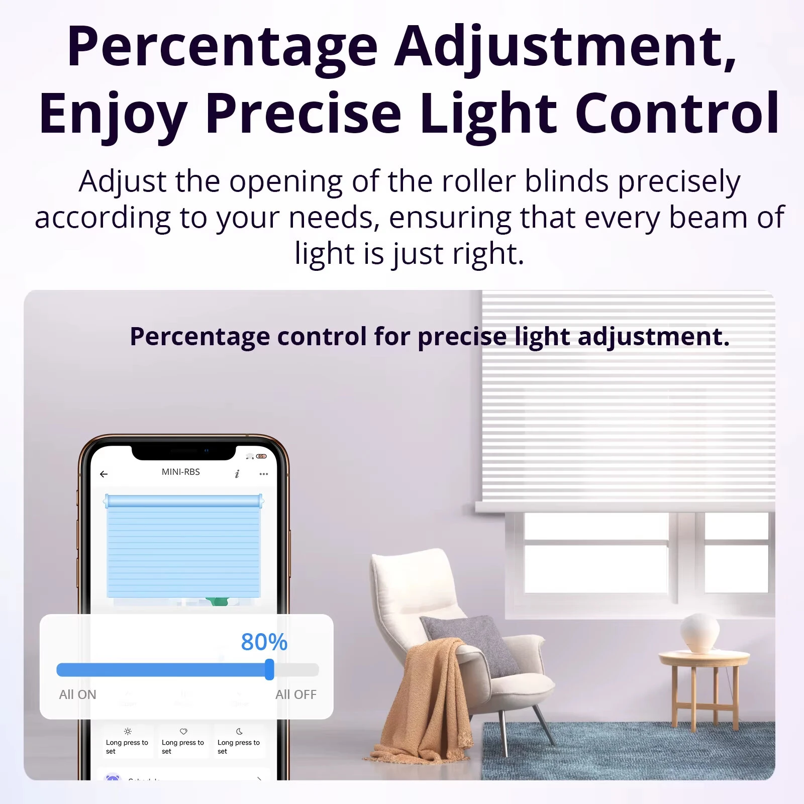 SONOFF MINI-RBS Matter Smart WIFI Curtain Switch Module for Roller Blinds Precise Percentage Control Work with Alexa Google Home — view 4
