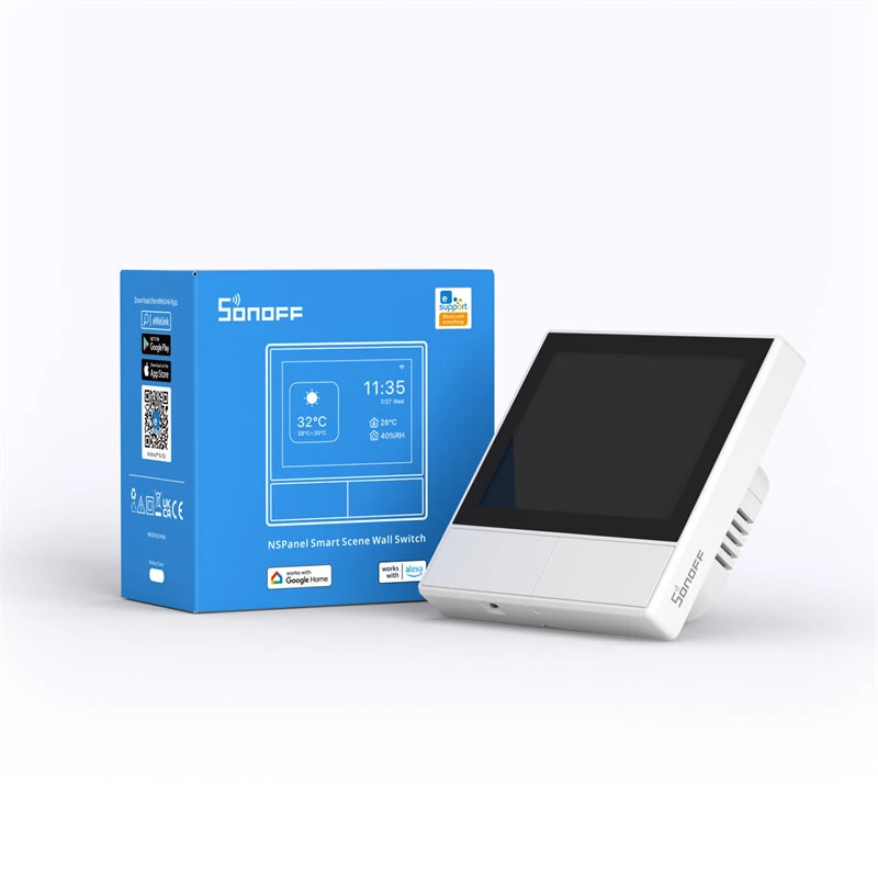 SONOFF NSPanel WiFi Smart Thermostat Wall Switch EU US Temperature Display All-in-One Remote Controller with Alexa Google Home — view 6