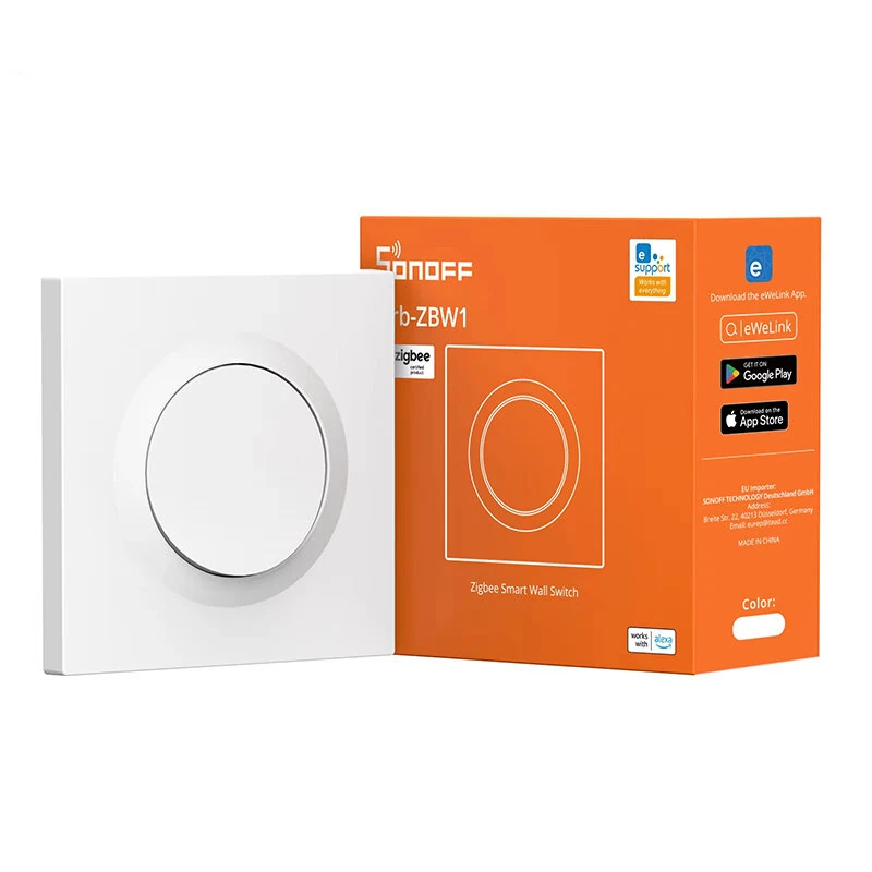 SONOFF Orb-ZBW1 Zigbee3.0 Smart Wall Switch 1-Gang ZBMINIR2-E Compact In-Wall Design Work with Alexa SmartThings Require Zigbe Hub — view 7