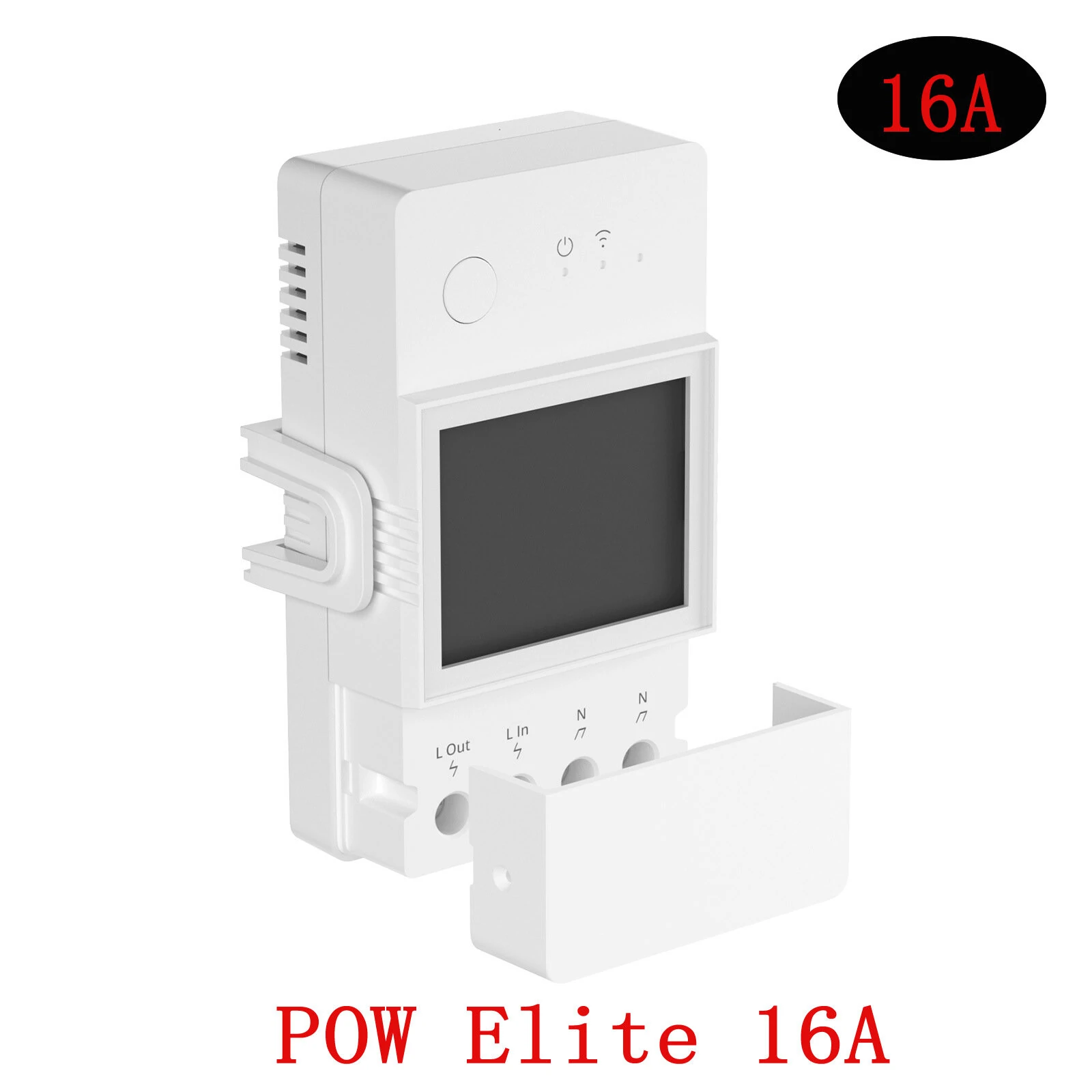 Sonoff POW Elite 16A Smart Wifi Power Meter Switch Intelligent Energy Controller 6-Month Consumption History Data Overload Protection Assisted with Alexa Google Home POWR316D — Sonoff