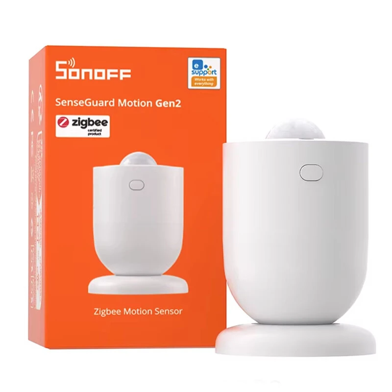 SONOFF SNZB-03PR2 SenseGuard Motion Gen2 Zigbee3.0 Motion Sensor PIR Detection 6m 120° Smart Home Wireless Security Works with Alexa Google Home Matter Bridge