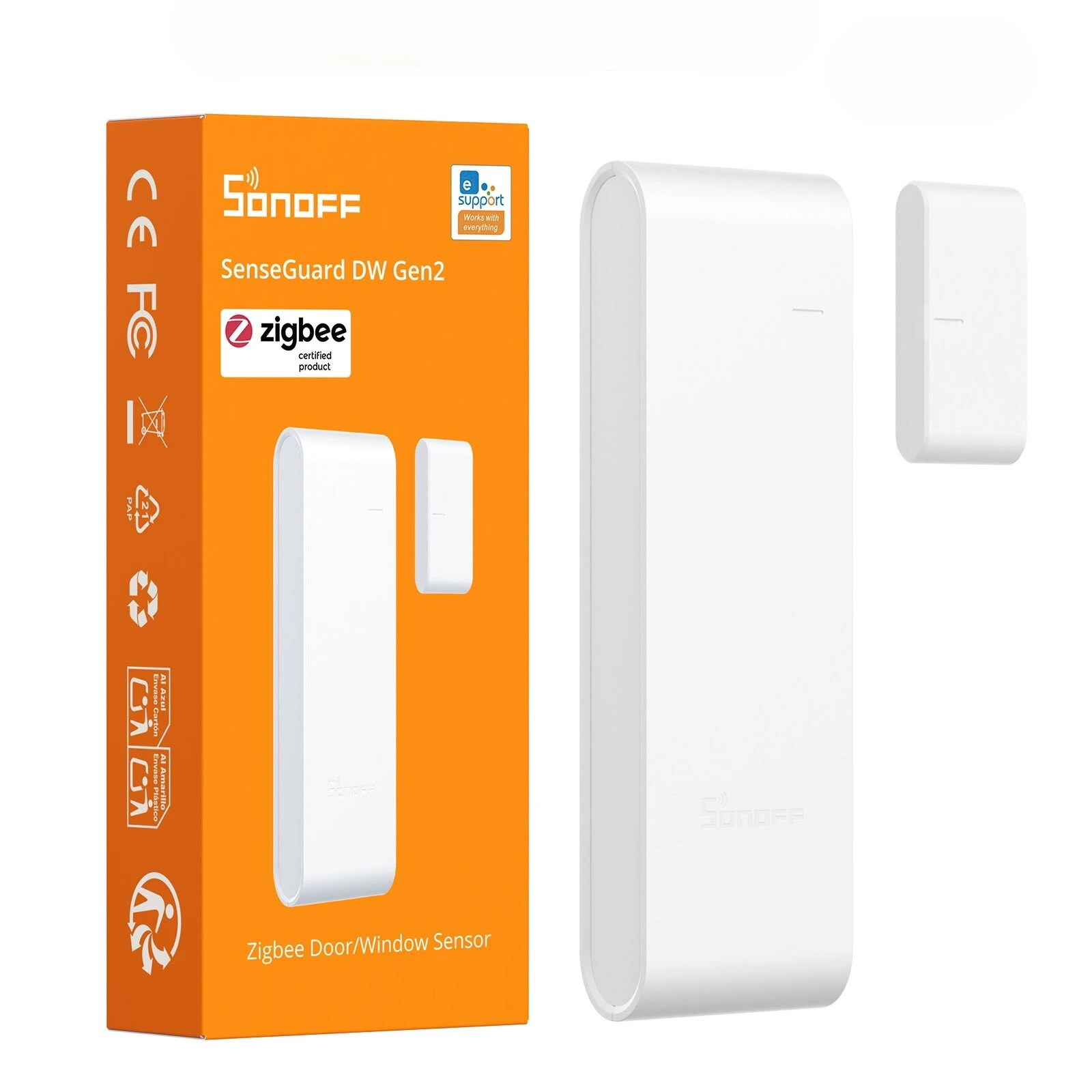 SONOFF SNZB-04PR2 SenseGuard DW Gen2 Zigbee3.0 Door/Window Sensor Active Security with Tamper Alerts Matter Bridge Via Apple Home — view 8