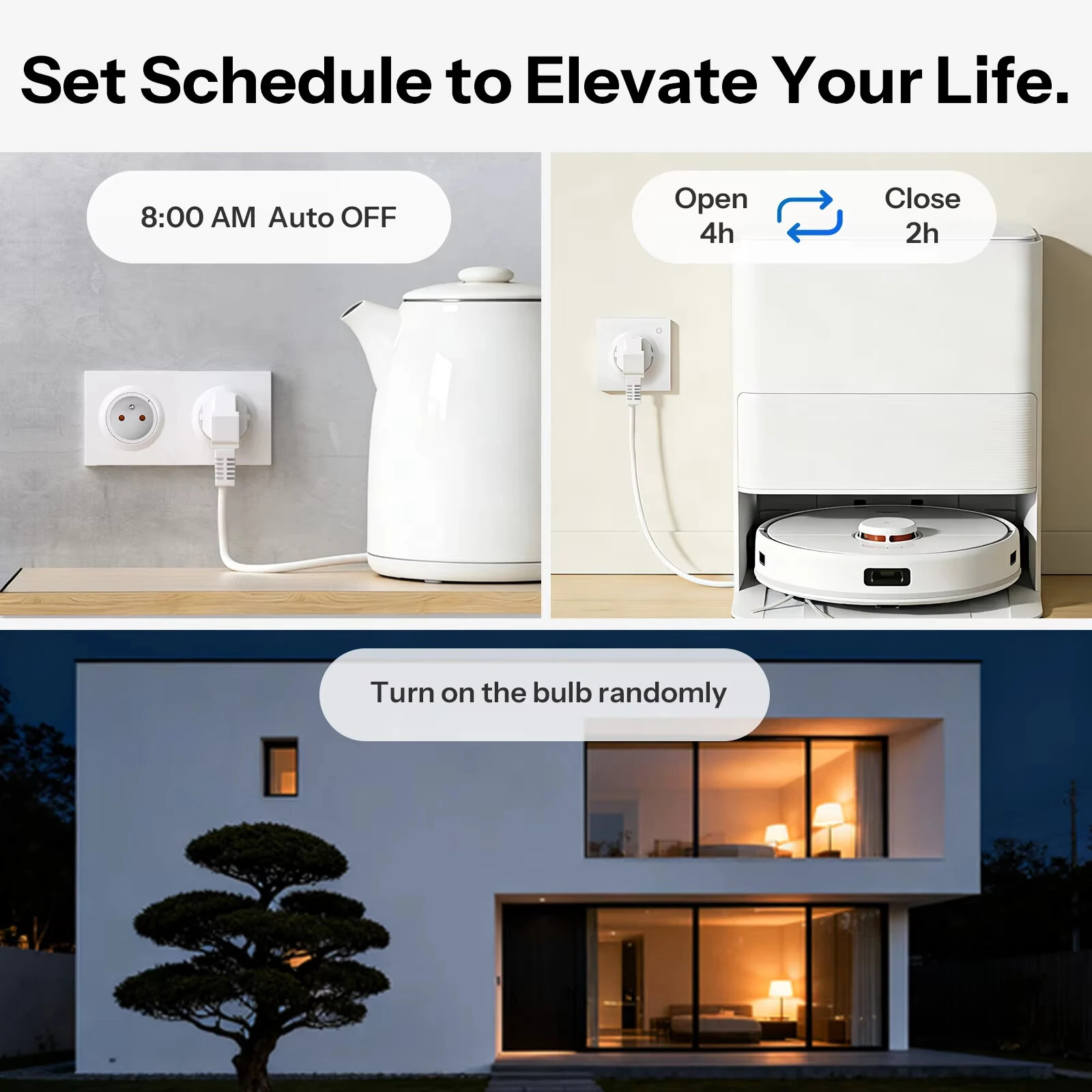 SONOFF WS01TPF-E Orb Socket Matter Over WiFi EU Smart Wall Socket Type-F Smart Energy Insights Intelligent Overload Protection — view 6