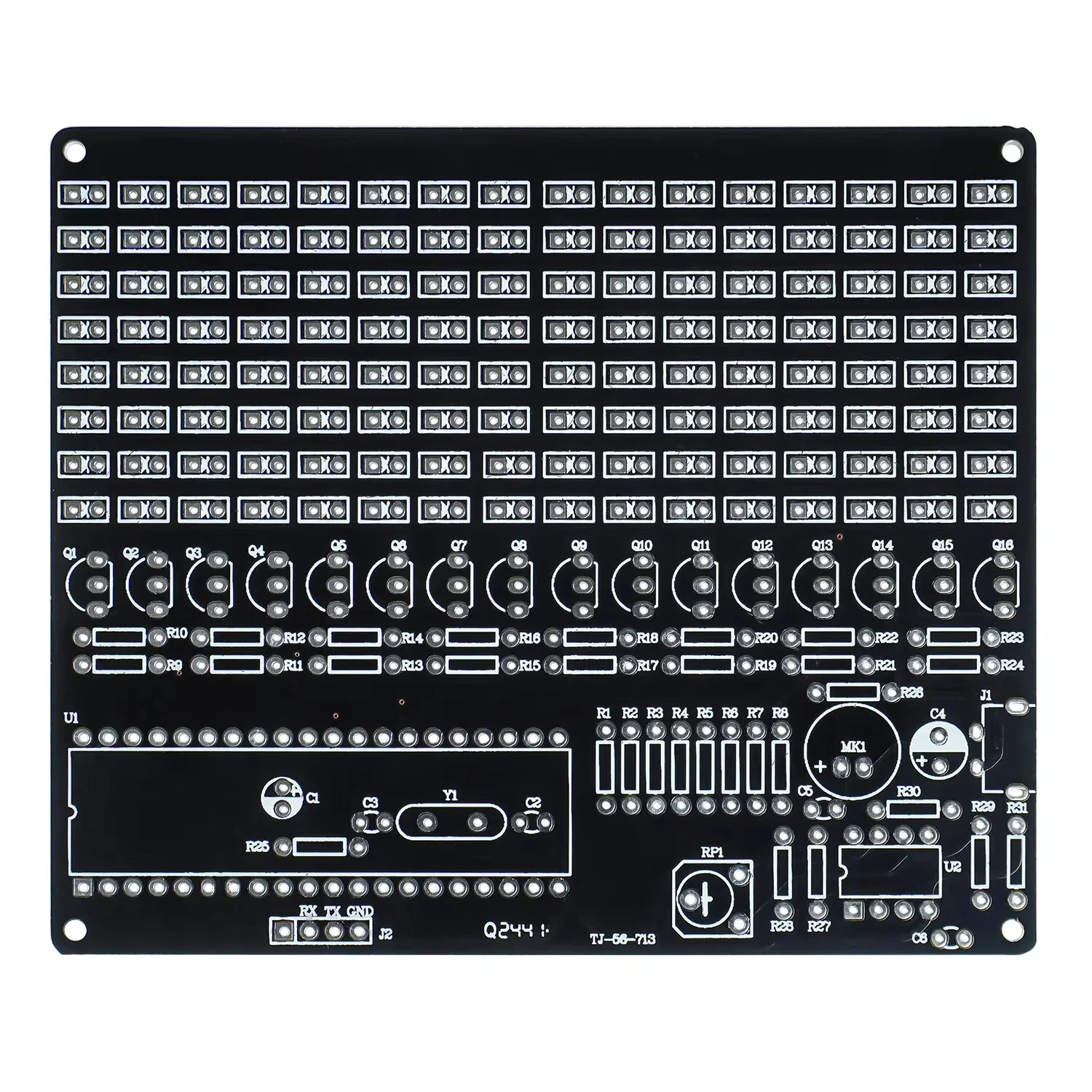 Sound Control Music Spectrum Kit DC5V DIY LED Rhythm Light Display USB Audio Visualizer Electronic Assembly Project Soldering Practice — view 3