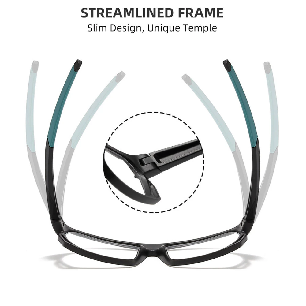 Sport Anti-blue Light Reading Glasses for Men Women Lightweight HD Comfortable Presbyopic Glasses — view 3