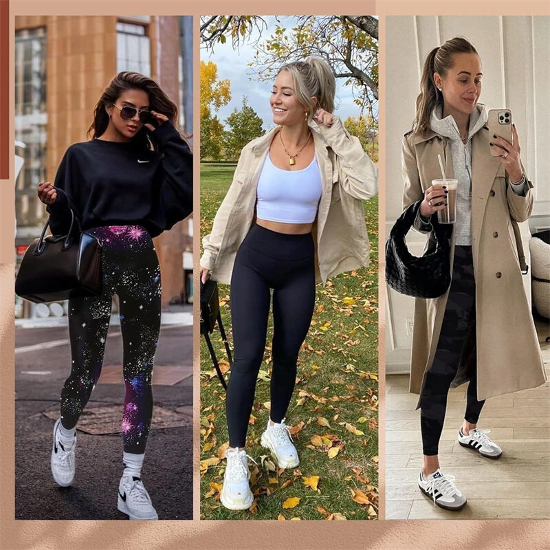 Sportswear Gym Warm Thermals Fleece Leggings for Women Winter High Waist Yoga Pant Fitness Sport Warm Pants Fitness Sport Running Cycling Workout Clothes — view 9
