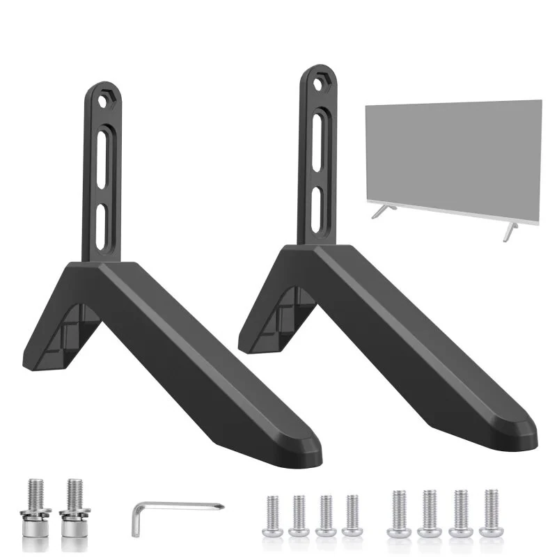 ST08 Universal TV Stand Mount LED Screen Television Height Legs Anti Slip Strong TV Base — view 2