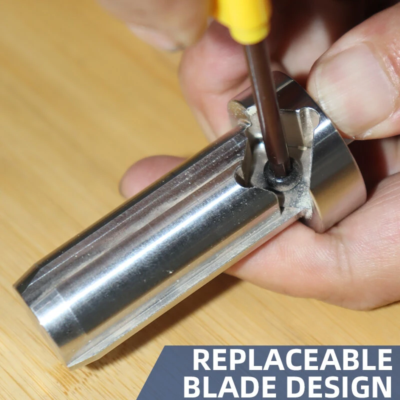 Stainless Steel Chamfering Reamer 20MM Replaceable Blade Woodworking Tool — view 4