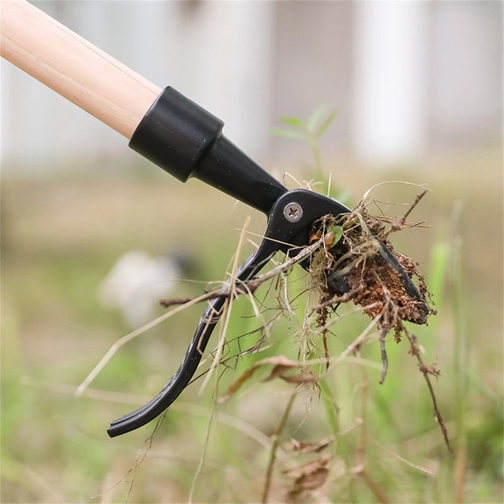 Stand Up Weed Puller Hand Operated Deep Root Removal Tool Easy to Use Ideal for Garden Lawn Maintenance Environmentally Friendly — view 3