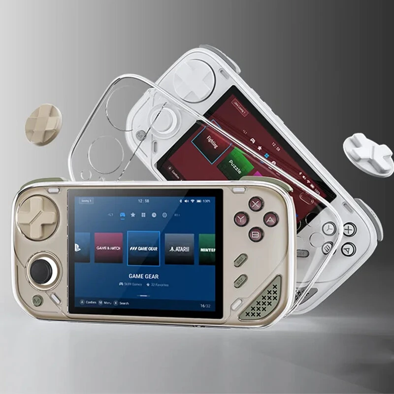 [Standard Edition]MINILOONG Pocket 1 Modular Open Source Handheld Console 4-inch IPS RK3566 RGB Hall Joysticks Retro Game Console 4000mAh Battery Support WiFi&bluetooth TV Output — view 5