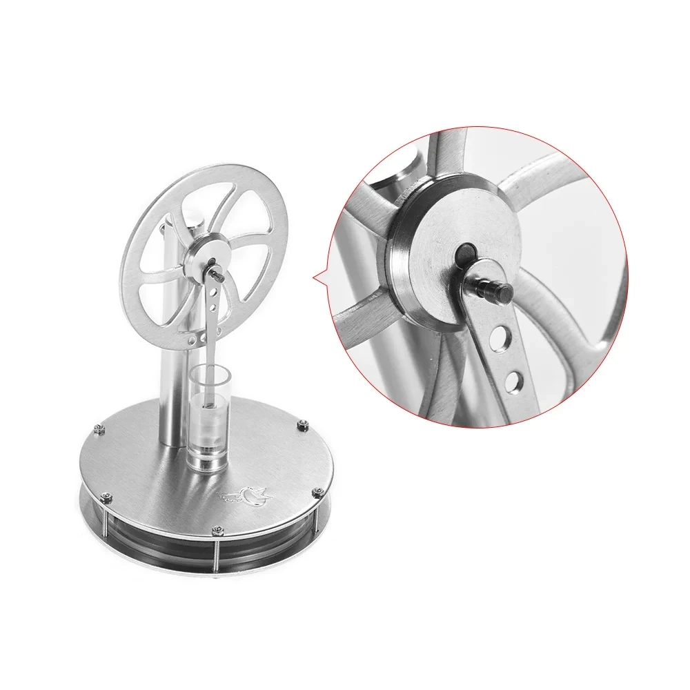 STARPOWER QX-DWCL-01 Low Temperature Hot Air Stirling Engine Kit Steam Heat Education Model Physics Experiment Science Discovery Toys Toy Fully Assembled — view 3