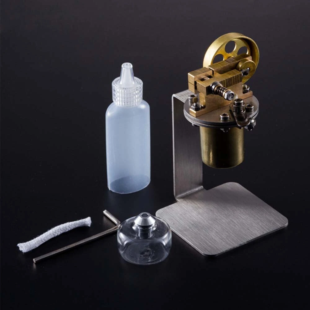 STARPOWER QX-M-ZQJ-06 Mini Copper Boiler Steam Engine Stirling Engine Model Physics Experiment Science Discovery Production Invention Gift Collection Toys — view 2