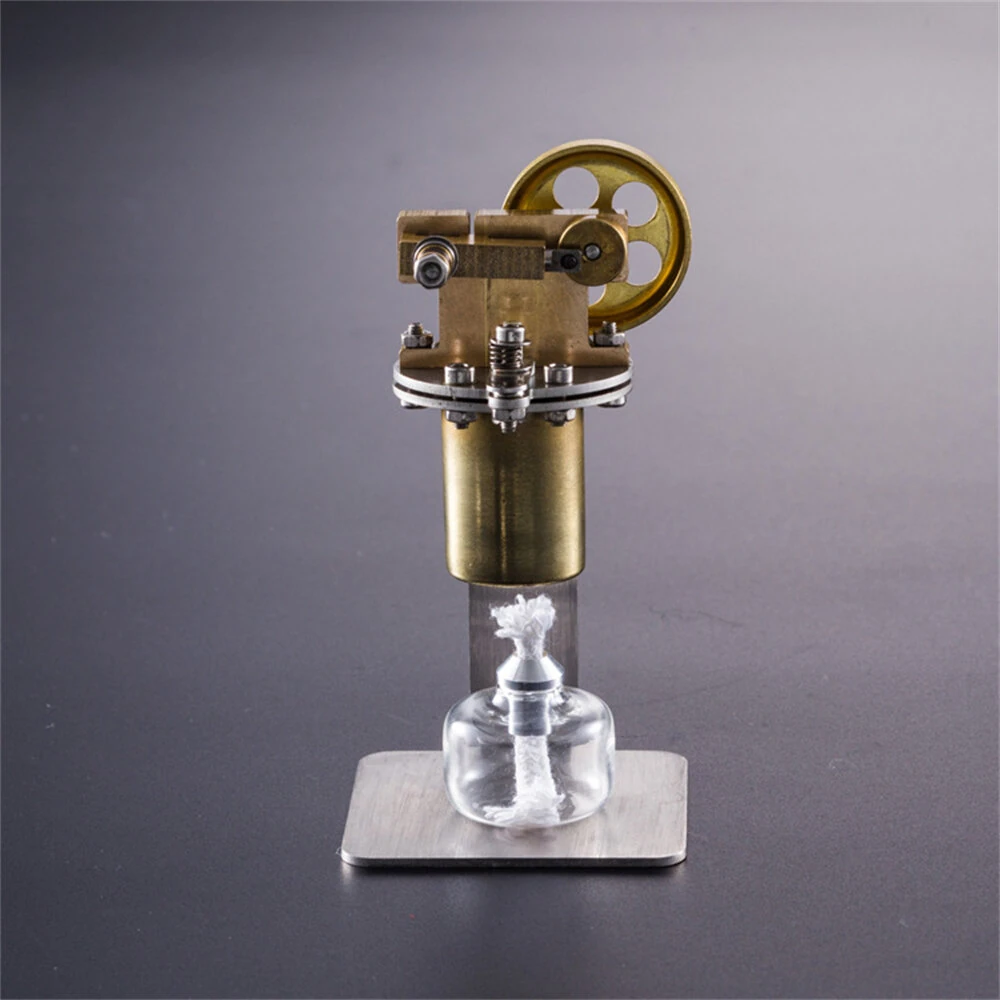STARPOWER QX-M-ZQJ-06 Mini Copper Boiler Steam Engine Stirling Engine Model Physics Experiment Science Discovery Production Invention Gift Collection Toys — view 5