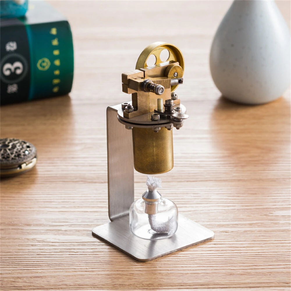 STARPOWER QX-M-ZQJ-06 Mini Copper Boiler Steam Engine Stirling Engine Model Physics Experiment Science Discovery Production Invention Gift Collection Toys — view 7