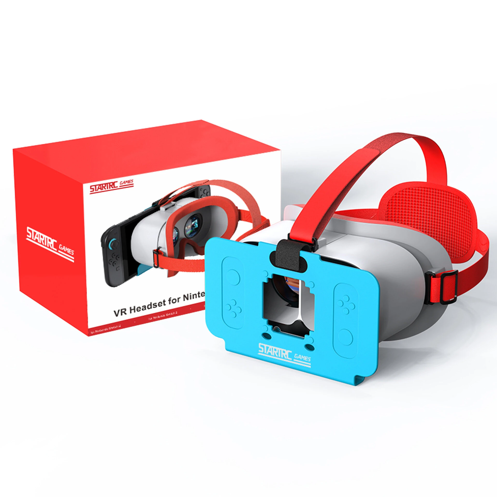 STARTRC GAMES Switch 2 VR Headset 3D Stereo Glasses Helmet with Adjustable Interpupillary/Object Distance Soft Sponge Face Mask 3D Game Console Accessory — view 4