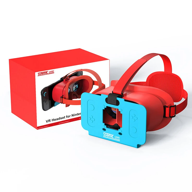 STARTRC GAMES Switch 2 VR Headset 3D Stereo Glasses Helmet with Adjustable Interpupillary/Object Distance Soft Sponge Face Mask 3D Game Console Accessory — view 6