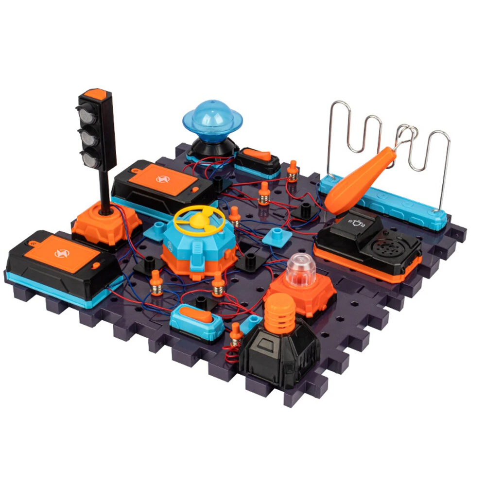 Stem Electronic Building Blocks Physics Circuit 128 Build Modes Assembly Science Experimental Equipment Circuit Education Physics Toys — view 2