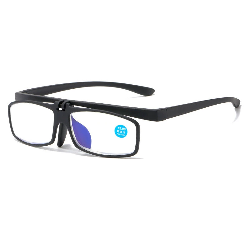Stylish Anti-blue Light Flip Up Reading Glasses for Men Women Lightweight Comfy Presbyopia Eyeglasses — view 8