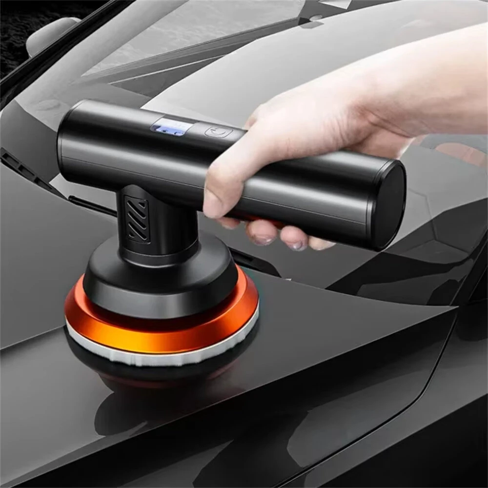 SUITU Digital Display 3 Speed Polishing Machine Cordless Buffer Polisher Type-C ST-6601 for Household Car Detailing Waxing — Suitu