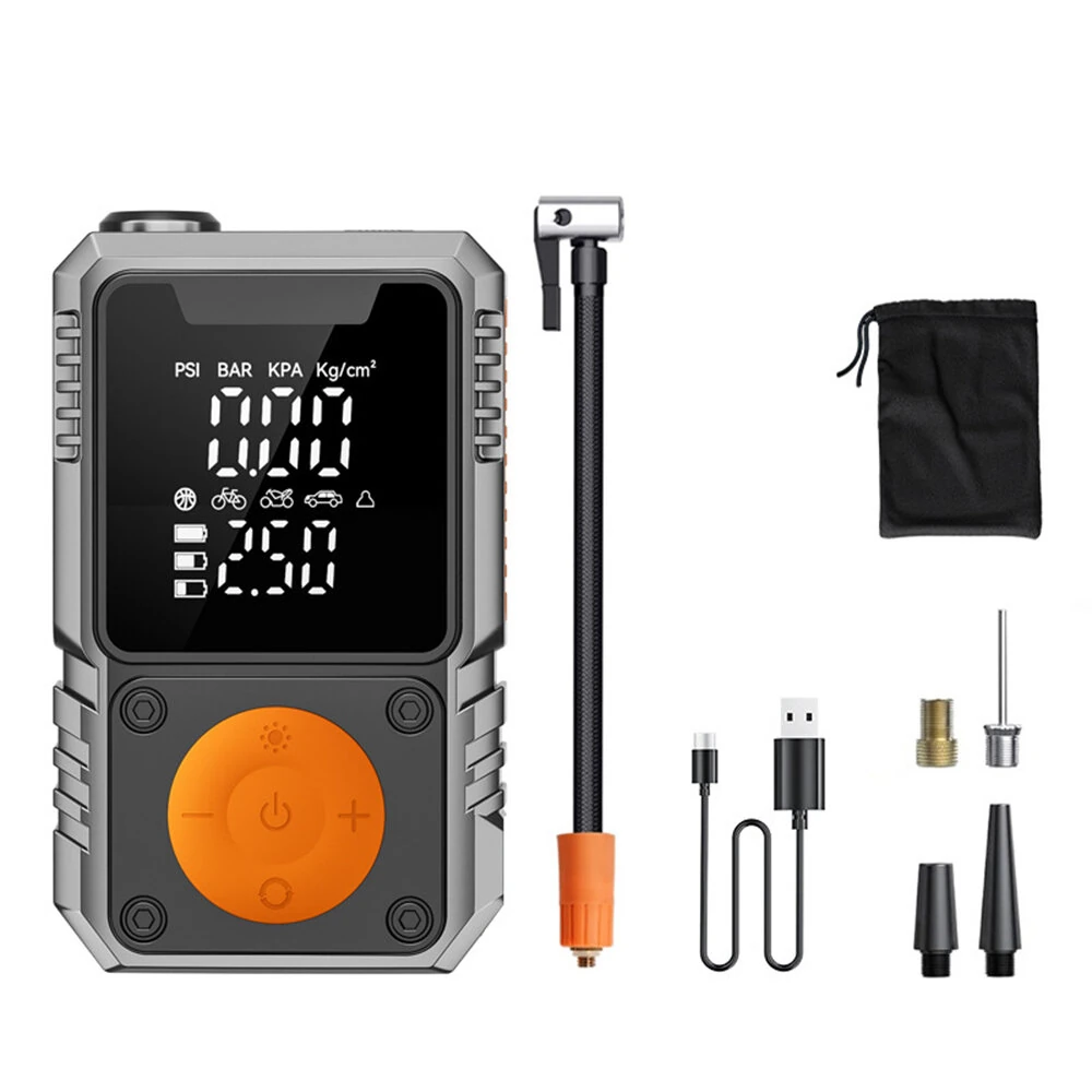 SUITU Digital Wireless Air Pump LCD Display Tire Inflator Portable Inflatable High-power Air Compressor for Car Motorcycle Ball Fast Inflation ST-9656A — view 4