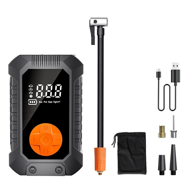 Suitu ST-5548 Portable LCD Display Air Compressor 150PSI Cordless Tire Inflator Rechargeable Air Pump for Car Motorcycle Bicycle Tires — view 11