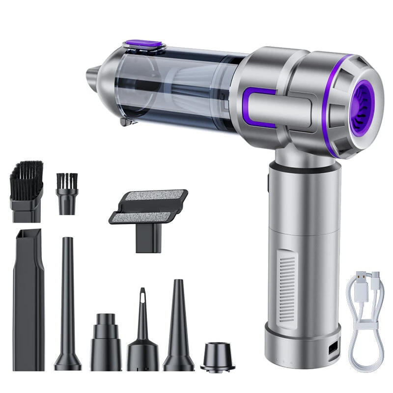 Suitu ST-6705Plus Handheld Cordless Vacuum 17KPa Powerful Suction 80000RPM Brushless Motor 3-in-1 Air Duster Blower Portable & Rechargeable — view 2