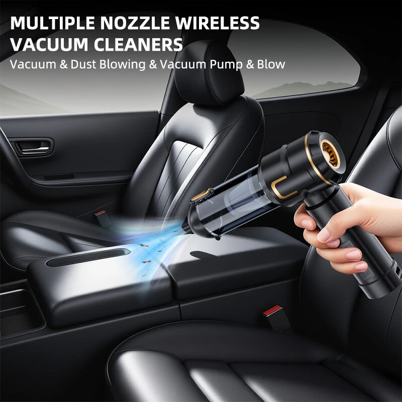 Suitu ST-6705Plus Handheld Cordless Vacuum 17KPa Powerful Suction 80000RPM Brushless Motor 3-in-1 Air Duster Blower Portable & Rechargeable — view 3