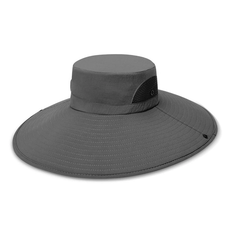 Summer Removable Face Neck Protection Breatha Climbing Hats Wide Brim Hat Men Outdoor Anti-UV Fishing Hat Multifunctional Panama — view 4