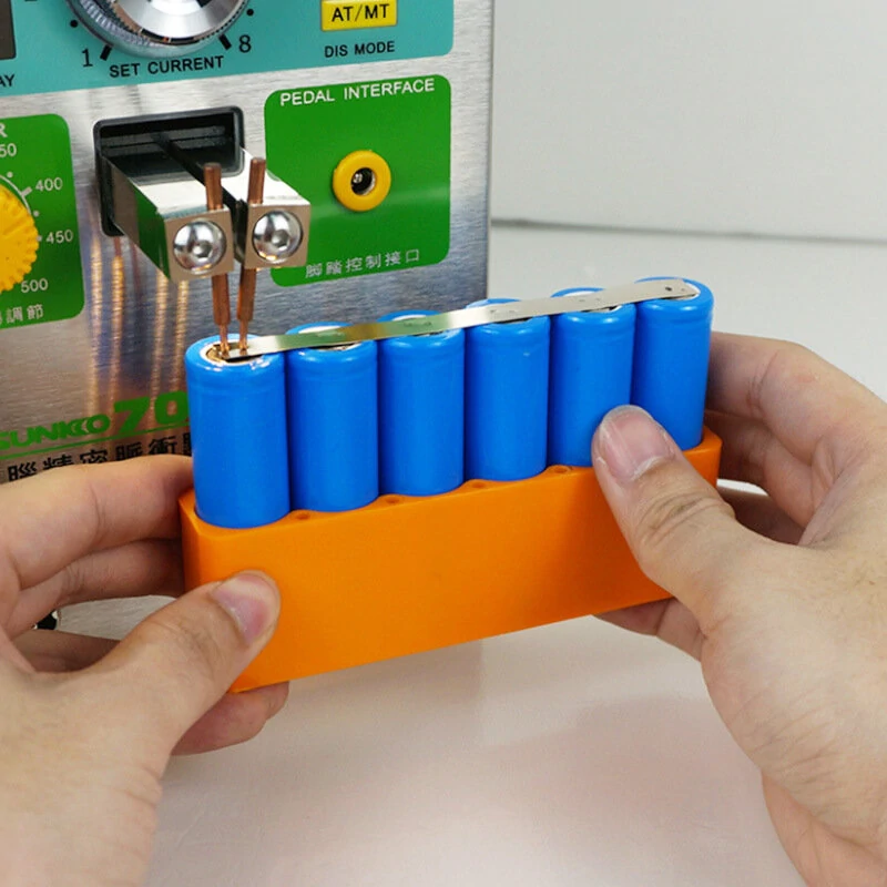 SUNKKO 18650 Battery Fixture 4-cell 6-cell 8-cell options Lightweight Reliable Designed for High-Quality Welding Workflow Enhancement — view 3