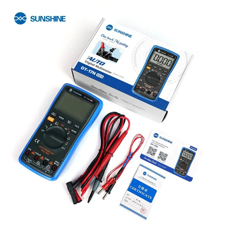 SUNSHINE DT-17N Auto Range Digital Multimeter True RMS 5999 Counts High-Precision Instrument Tester for Repair Tools — view 10