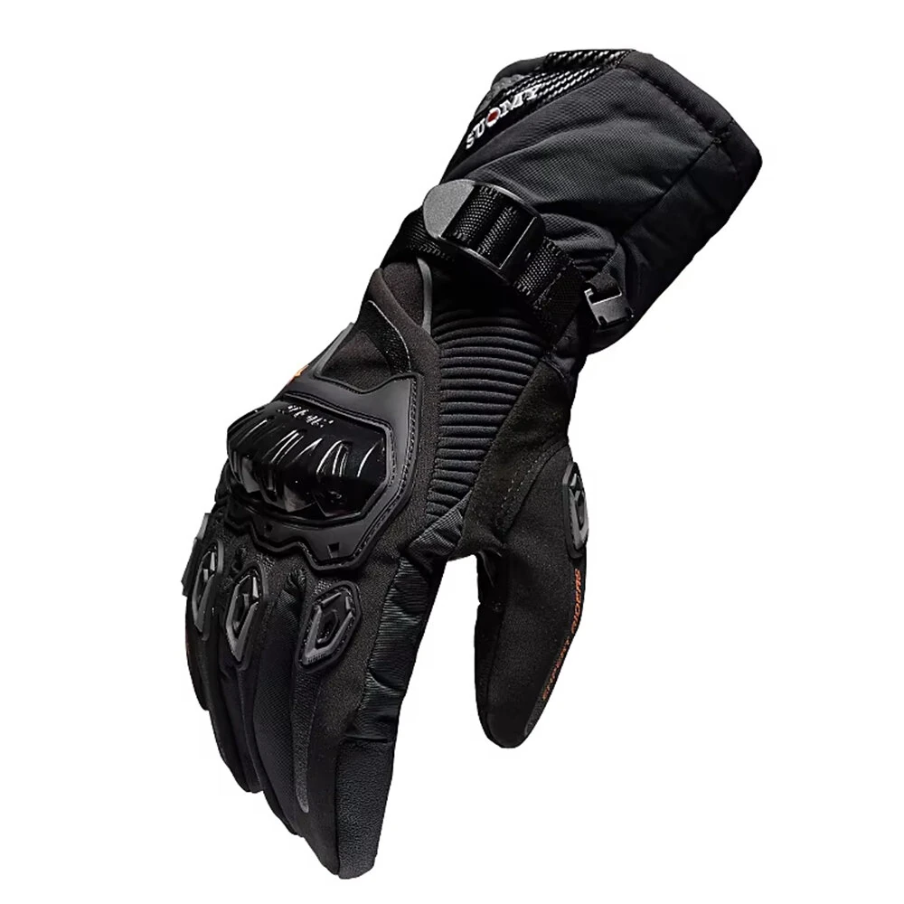 SUOMY Motorcycle Gloves Waterproof Windproof Winter Warm Touch Screen Anti Slip Protective Knuckle Guard Cold Resistant Moto Riding Gloves — view 8