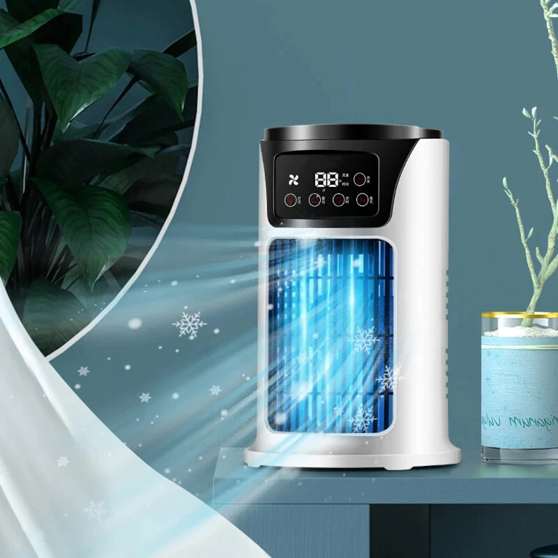 Super Cool Water Air Conditioner Fan Air Cooler Fan Water Cooling Fan Air Conditioning Room Office Mobile Home Air Conditioner — view 2