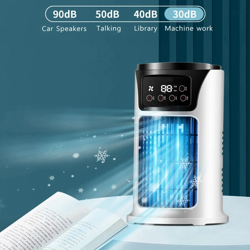 Super Cool Water Air Conditioner Fan Air Cooler Fan Water Cooling Fan Air Conditioning Room Office Mobile Home Air Conditioner — view 5