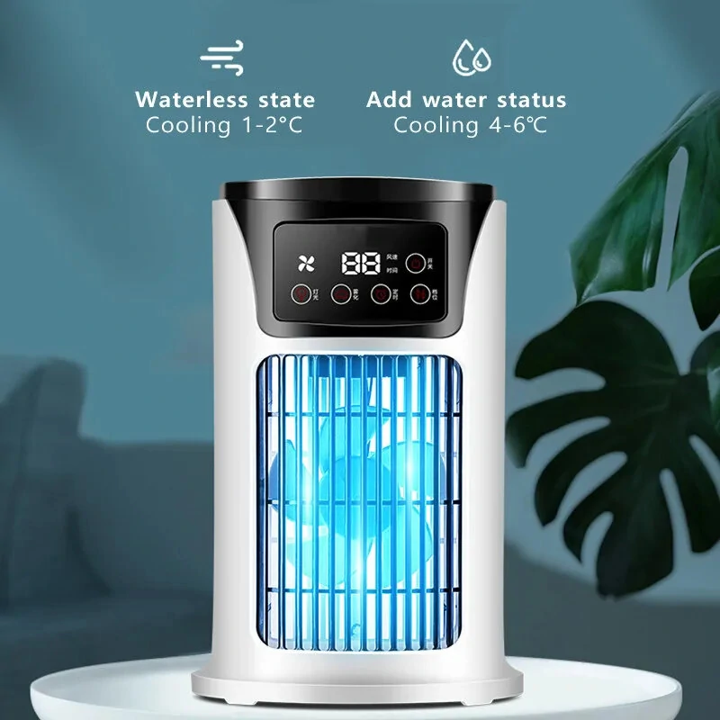 Super Cool Water Air Conditioner Fan Air Cooler Fan Water Cooling Fan Air Conditioning Room Office Mobile Home Air Conditioner — view 7