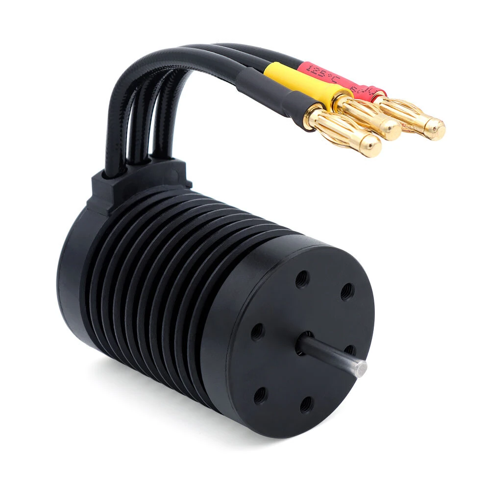 SURPASS HOBBY M2845/M540 All Black Waterproof Brushless Motor W/ M45A Waterproof ESC 4.0 Connector Suitable for 1/14 Model RC Car Parts — view 8
