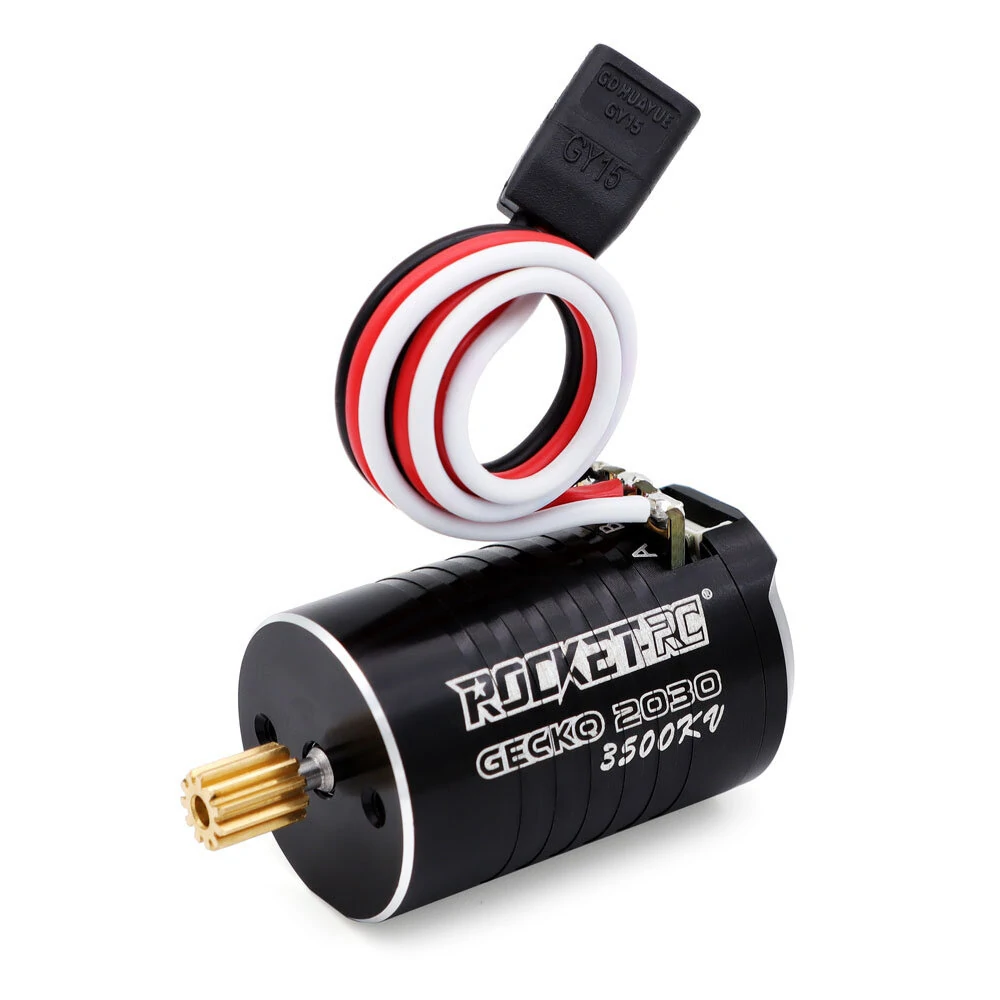 Surpass Hobby ROCKET RC GECKO MINI 2030 3500KV Sensored Brushless Motor & 30A ESC for Trx4m FCX18 FX118 1/18 Rock Crawler Remote Control Cars Vehicles Models Parts — view 6