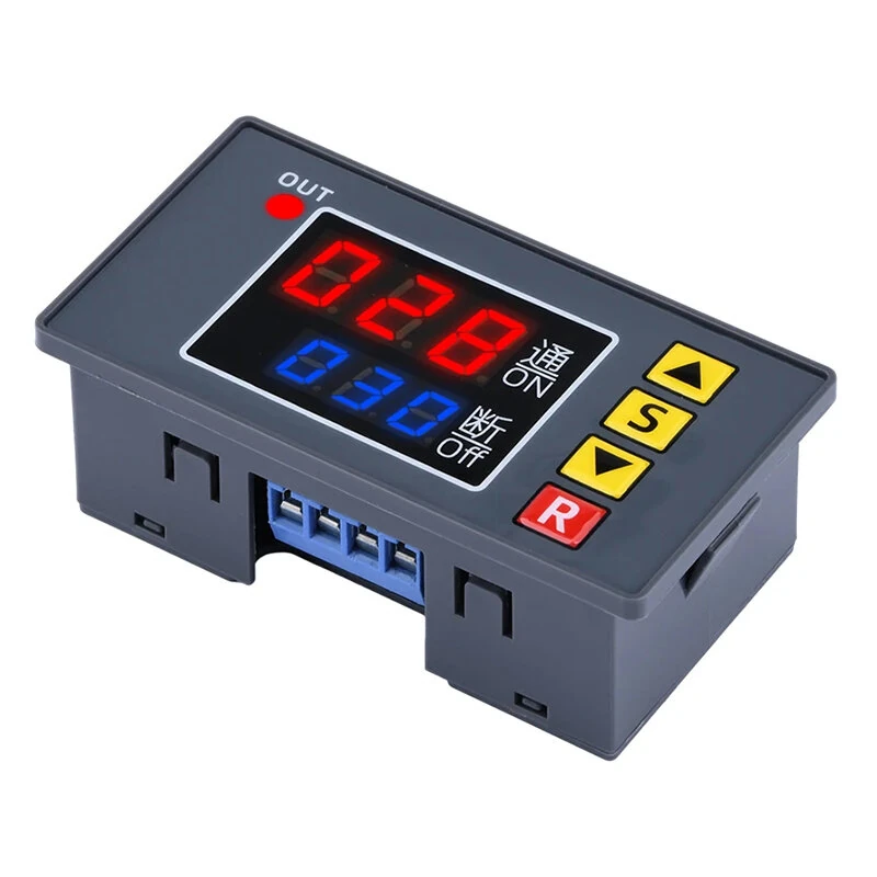 T3231 110V-220V 12V/24V Digital Time Delay Relay LED Cycle Timer Control Switch Adjustable Timing Relay Time Delay Switch — view 4