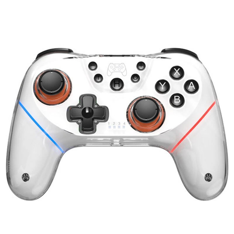 T56 Wireless bluetooth Gaming Controller with Hall Joysticks and Hall Triggers RGB Lighting 6 Axis Gyro Wake Up Turbo Macro Back Buttons Adjustable Dual Vibration Gamepad — view 10
