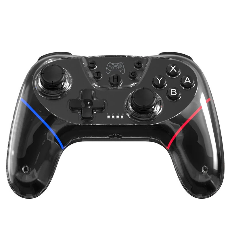 T56 Wireless bluetooth Gaming Controller with Hall Joysticks and Hall Triggers RGB Lighting 6 Axis Gyro Wake Up Turbo Macro Back Buttons Adjustable Dual Vibration Gamepad — view 2
