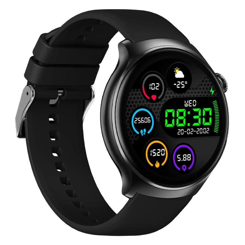 T60 1.39-inch HD Screen Voice Assistant bluetooth Call Heart Rate Blood Pressure Blood Oxygen Monitor Sleep Monitoring Multi-sport Modes IP68 Waterproof Smart Watch — view 2