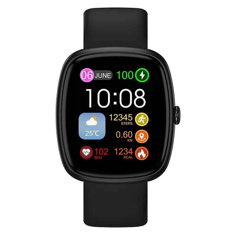 T69 1.83-inch HD Screen Voice Assistant bluetooth Call Heart Rate Blood Pressure Blood Oxygen Monitor Sleep Monitoring Multi-sport Modes IP67 Waterproof Smart Watch — view 4