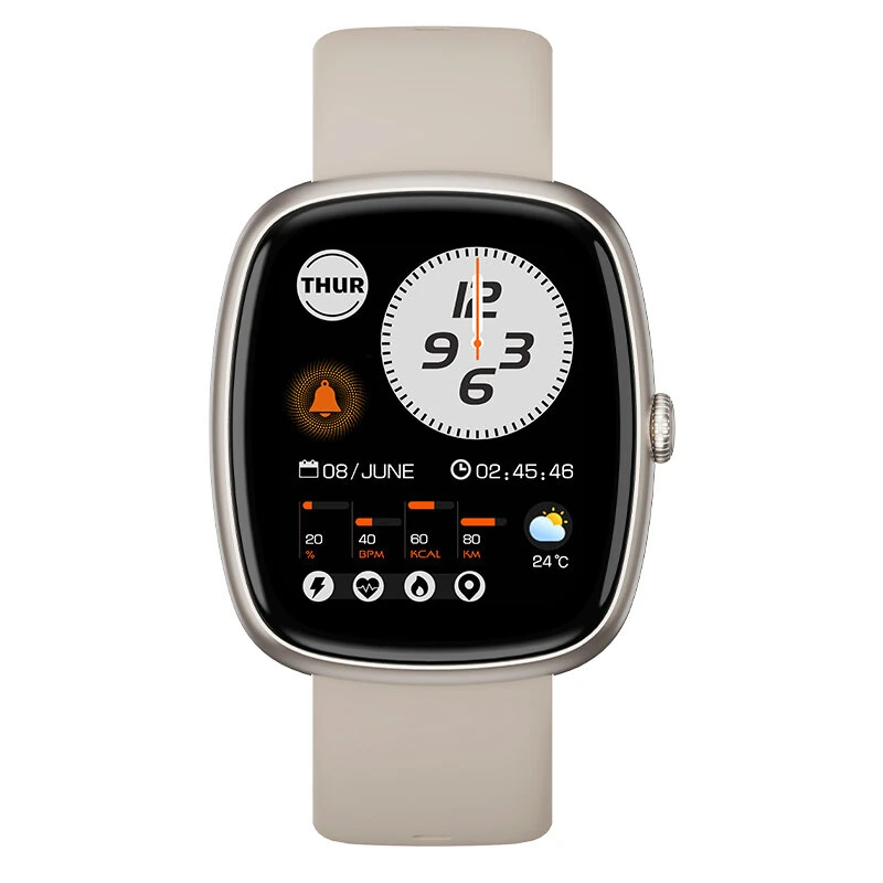 T69 1.83-inch HD Screen Voice Assistant bluetooth Call Heart Rate Blood Pressure Blood Oxygen Monitor Sleep Monitoring Multi-sport Modes IP67 Waterproof Smart Watch — view 5