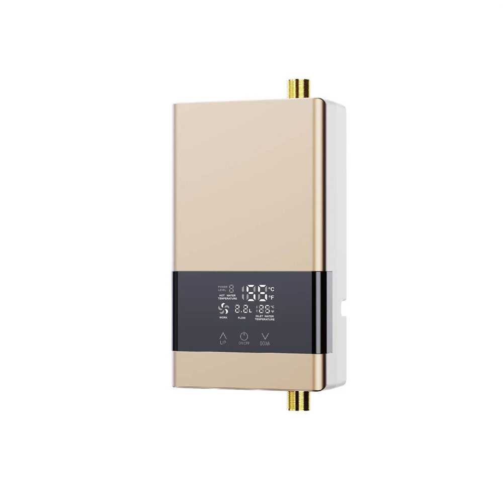 Tankless Water Heater Simple Installation Constant Water Heater Retome Control EU Plug 220V for Kitchen — view 4
