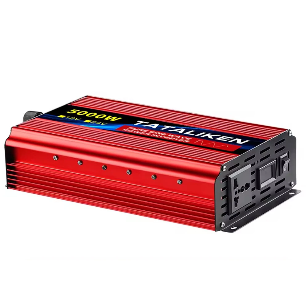 TATALIKEN Power Inverter 12V 24V to 110-220V Pure Sine Wave 2000W Rated Power 5000W Peak Power Converter Home Inverter — view 3