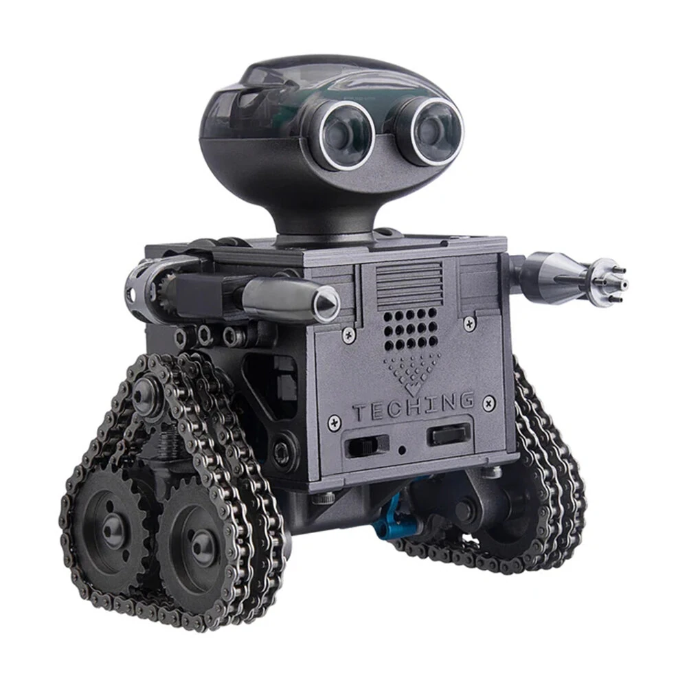 TECHING DM518 Bluetooth APP Metal Remote Control Tank Robot Tracked Trailblazer Assembly Kit DIY Educational Toy Kids Children Gifts