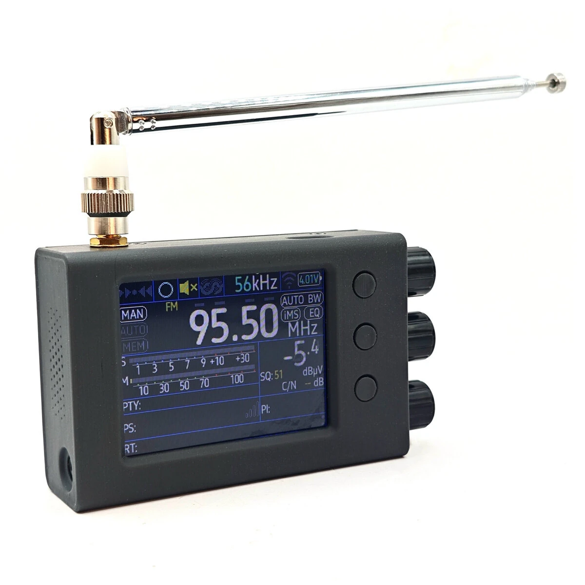 TEF6686 64-108MHZ Portable Full Band Radio Receiver AM/FM/SW/MW/LW/RDS with 2.8 inch Screen — view 2