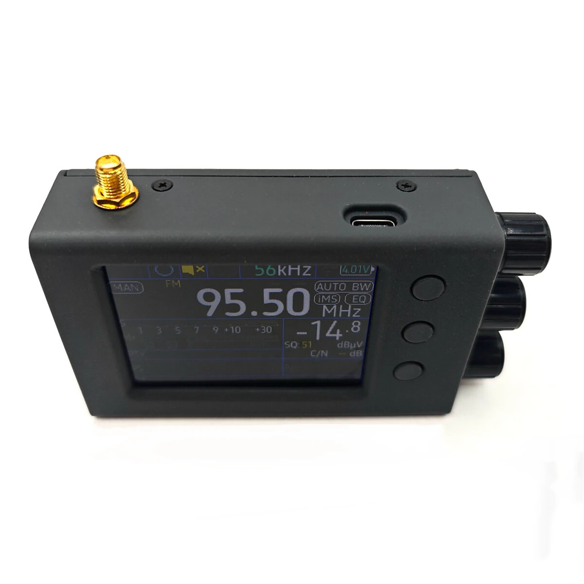 TEF6686 64-108MHZ Portable Full Band Radio Receiver AM/FM/SW/MW/LW/RDS with 2.8 inch Screen — view 4
