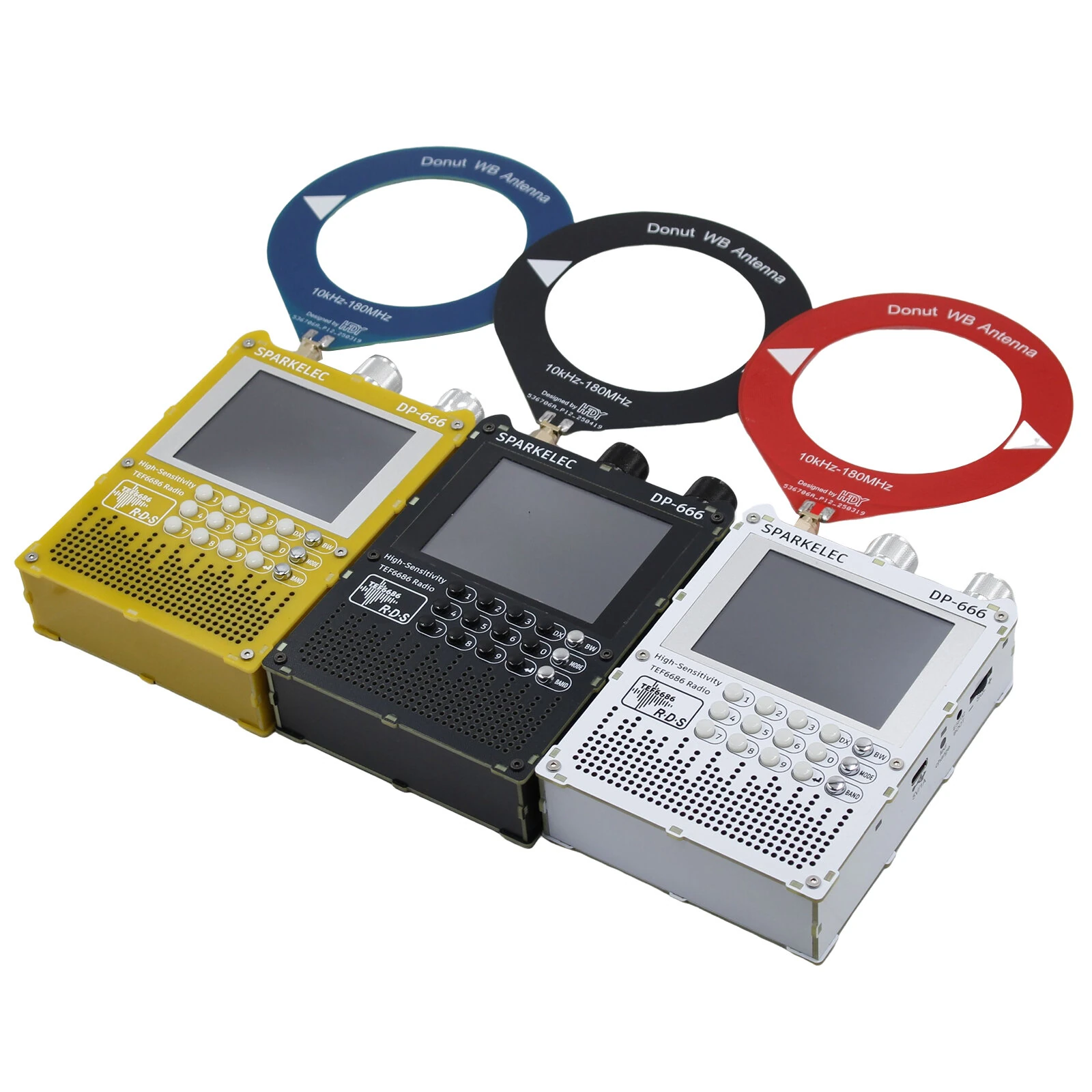 TEF6686 Full Band DP666 Shortwave Radio ESP32 FM/LW/MW/SW High Sensitivity Radio with 2.8 inch IPS Touch Screen — view 9